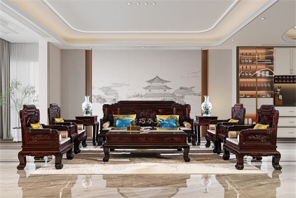 專業(yè)媒體聯(lián)袂測評：巧奪天工紅木《富貴華堂沙發(fā)》值得入手！